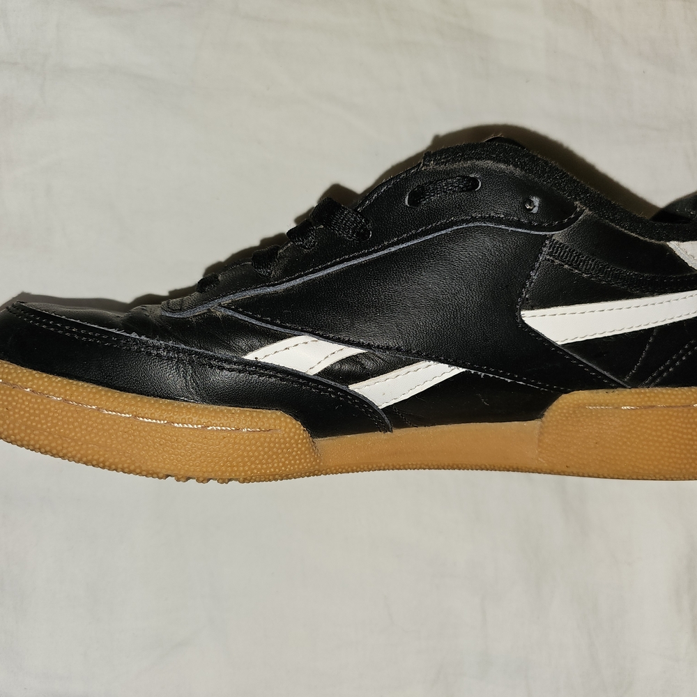 Reebok Men's Club C Revenge Vintage Sneaker - Black and White size 8 - Picture 8 of 11
